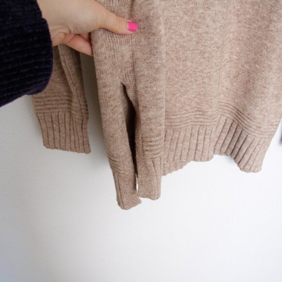 Anthropologie Tan Turtleneck Sweater - Picture 9 of 11